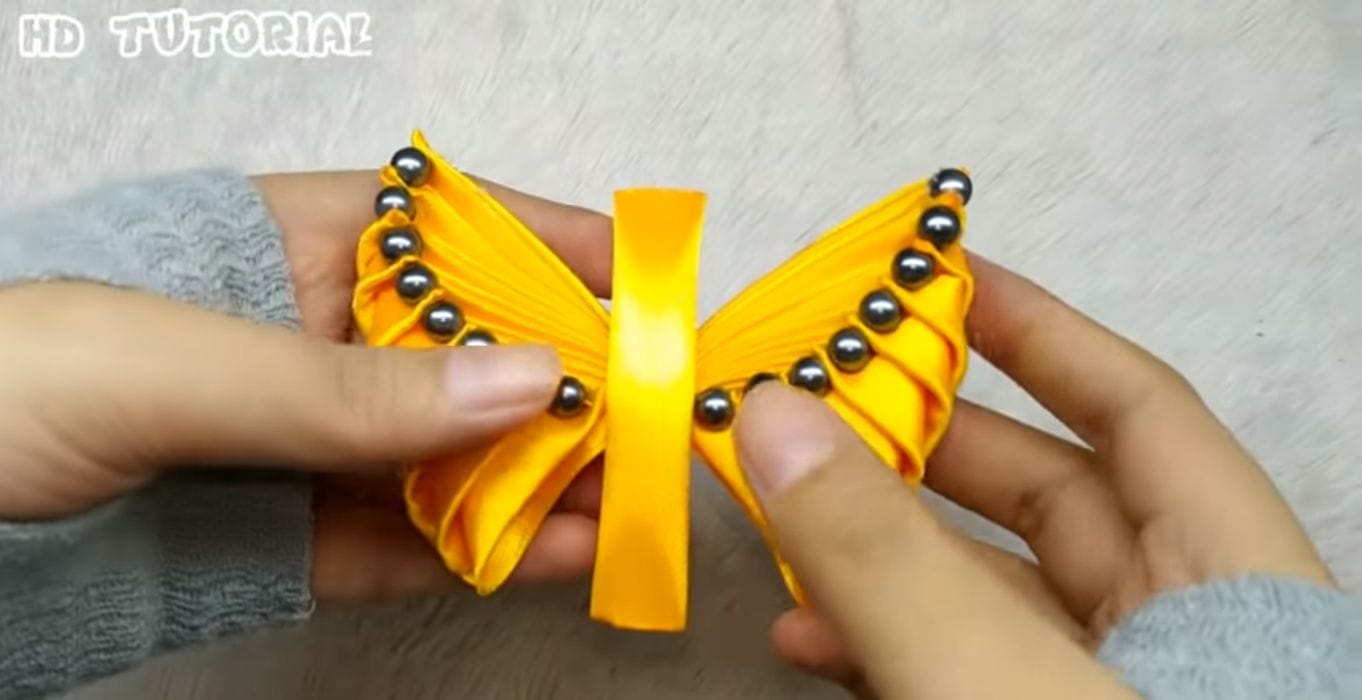Satin Ribbon Butterfly