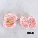 colorful poppy flower crochet