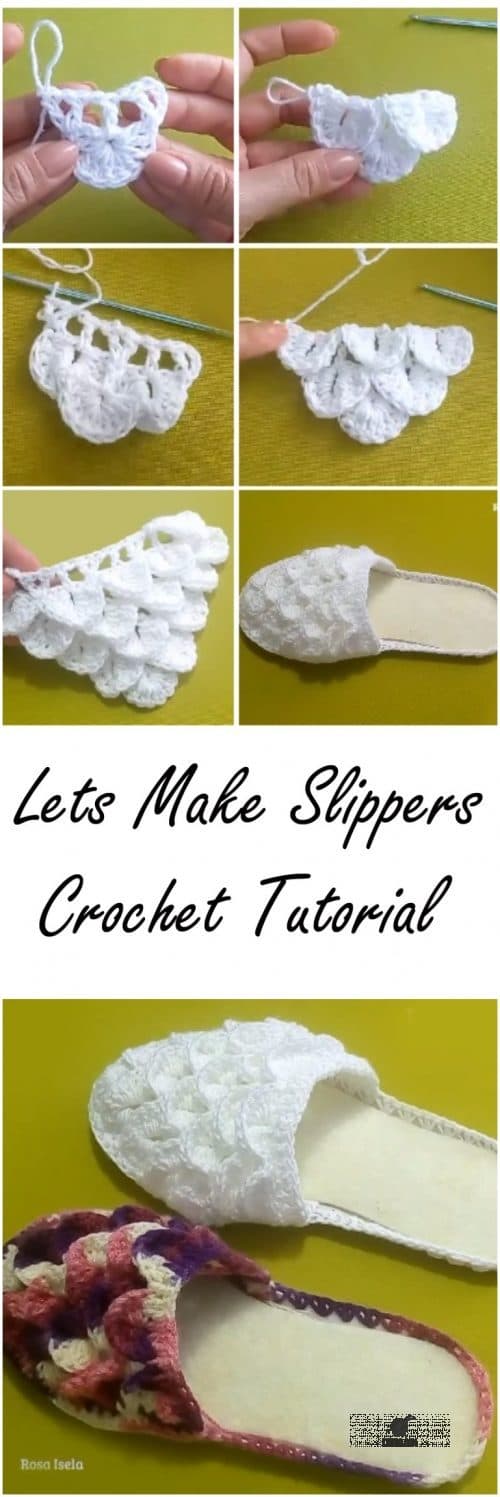 crochet crocodile stitch slippers