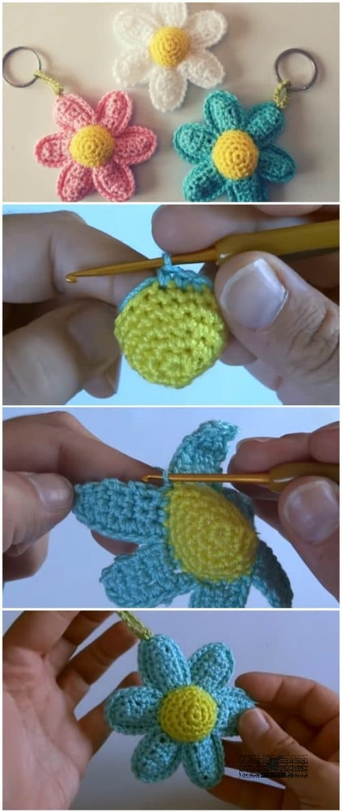 crochet daisy flower pattern