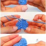 CROCHET MINI HEART KEYCHAIN