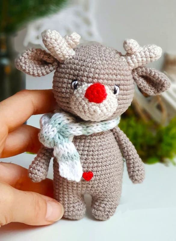 Crochet Reindeer Free Pattern